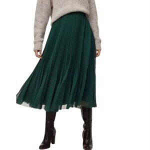 Aritzia Wilfred Twirl Pleated Skirt - S